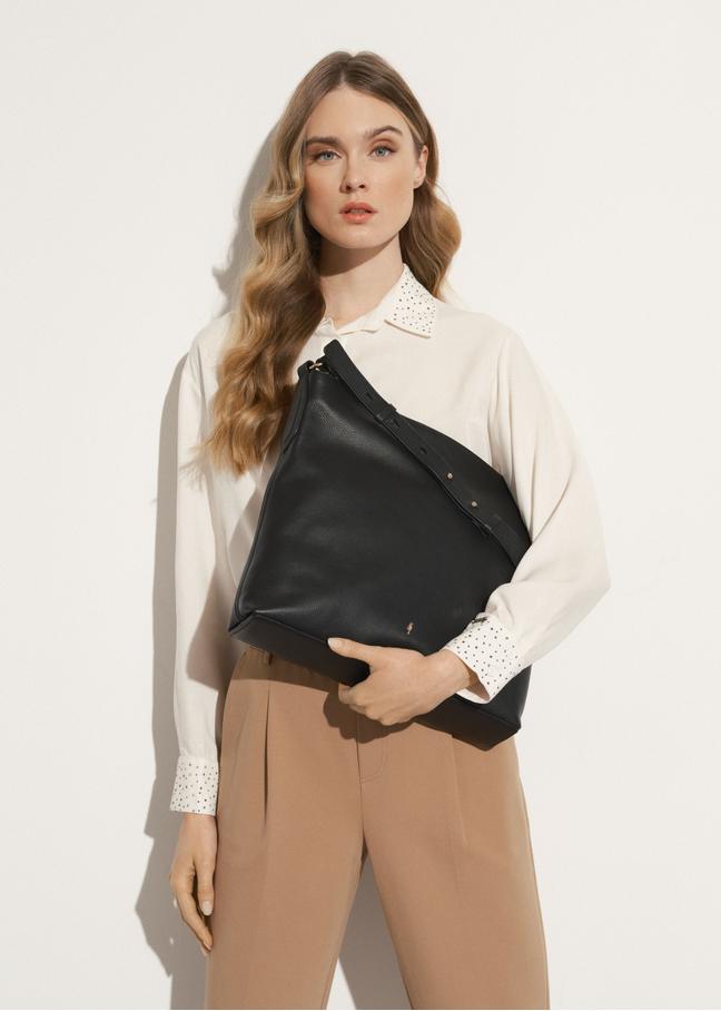 Skórzana torebka damska hobo