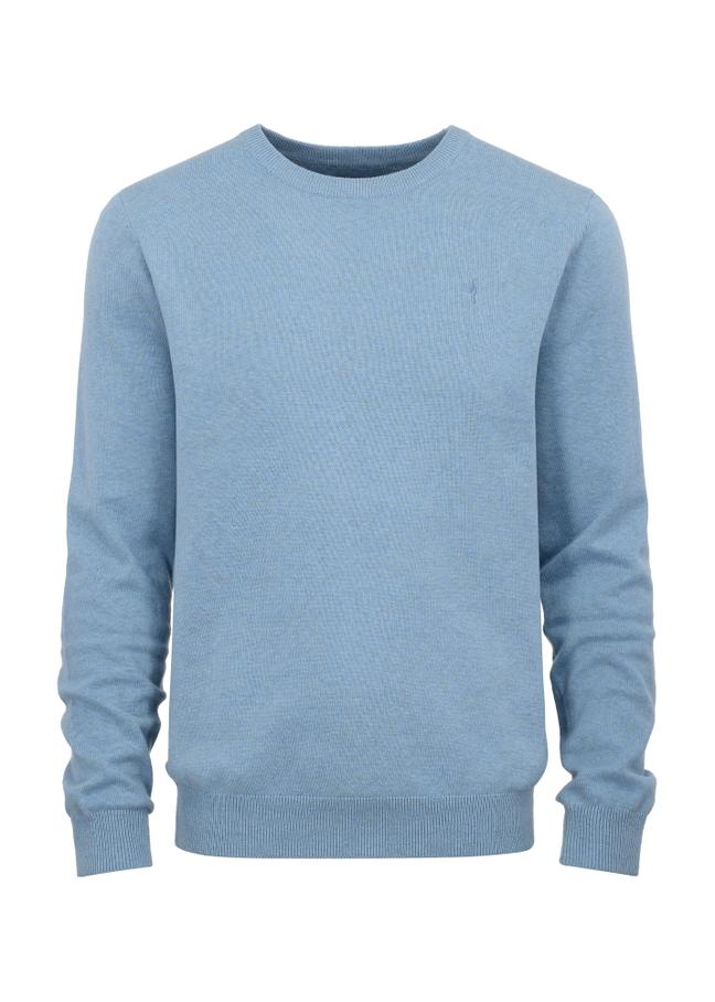Zielony sweter męski basic