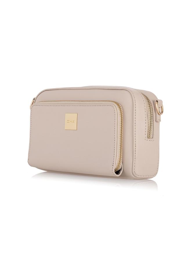 Mała torebka cross body w kolorze kakao